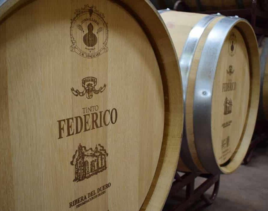 barrica de roble tinto federico