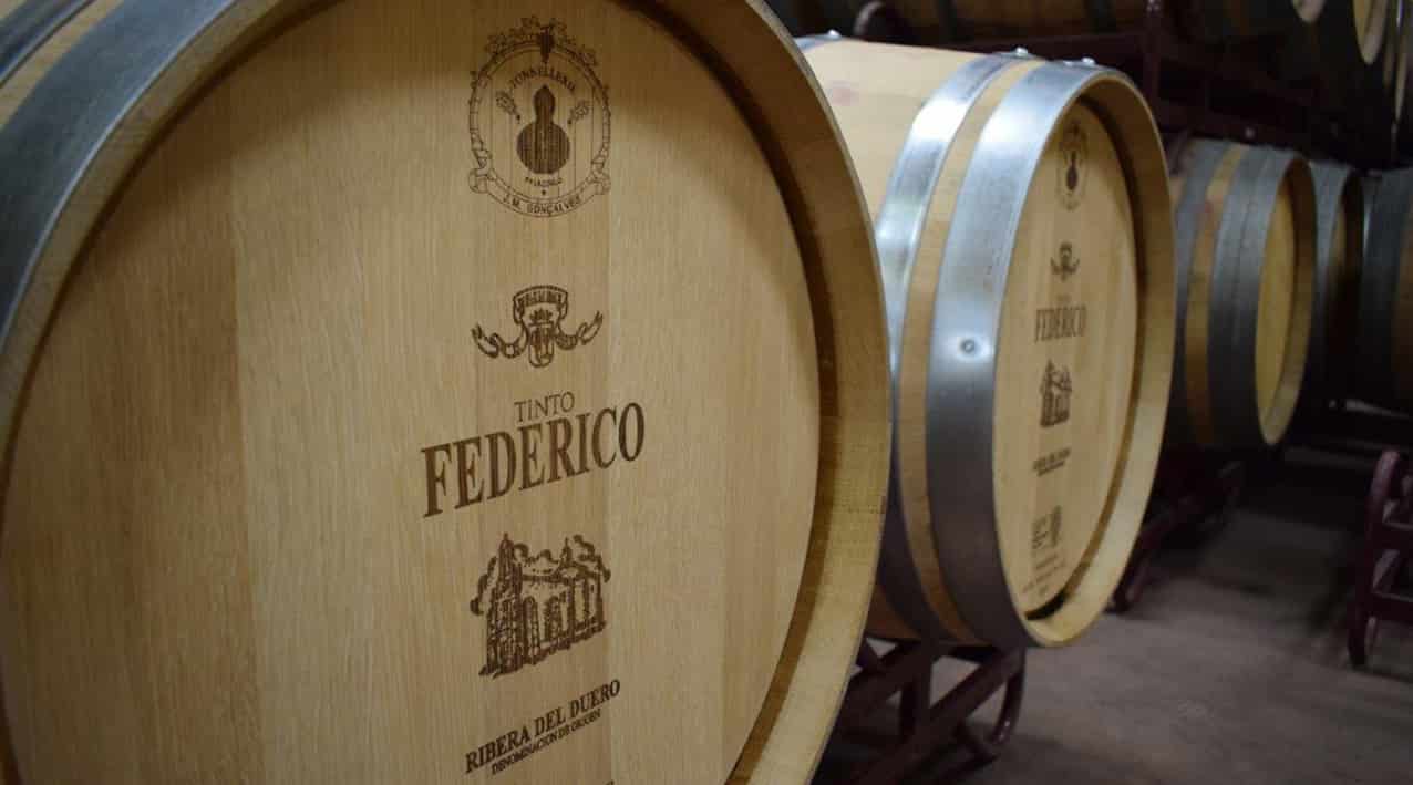 barrica de roble tinto federico